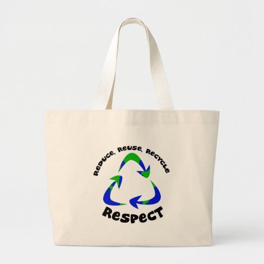 BYOB -あなた自身のバッグを持って来て下さい! ラージトートバッグ (正面)