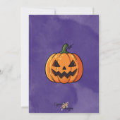 BYOB チャルキュトリーボード ハロウィンパーティー招待状 招待状 (裏面)