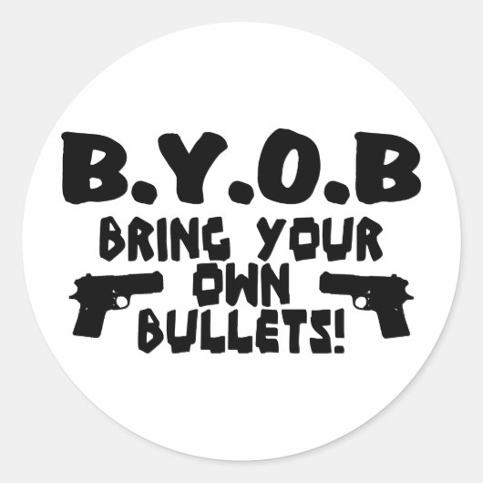 BYOB ラウンドシール (正面)