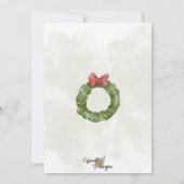 BYOB Charcuterie Board Christmas Party Invite 招待状 (裏面)