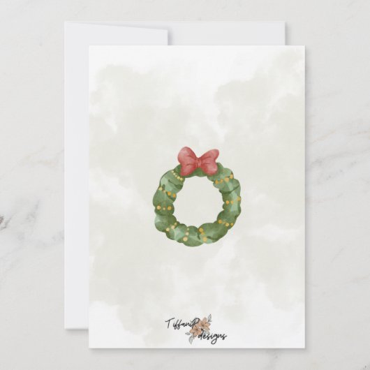 BYOB Charcuterie Board Christmas Party Invite 招待状 (裏面)