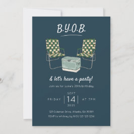 BYOB Guy's Birthday Partyへの招待 招待状