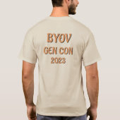 BYOV 2023シャツ標準 Tシャツ (裏面)