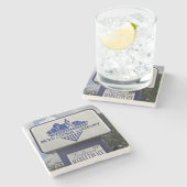 Byrd Cookie Company、Savannah Georgia Coaster ストーンコースター (横)