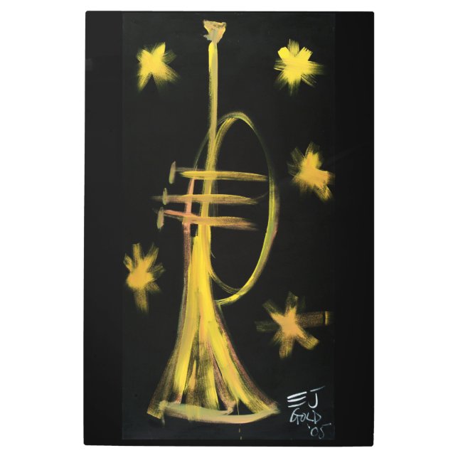 Byrd on a Wire メタルプリント (正面)