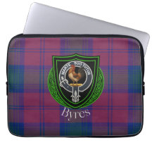 Byres Scottish Clan Tartan and Crest 