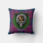 Byres Scottish Clan Tartan & Crest クッション (裏面)