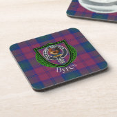 Byres Scottish Clan Tartan & Crest コースター (左側)