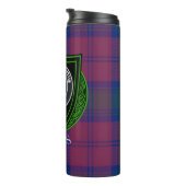 Byres Scottish Clan Tartan & Crest タンブラー (回転右)