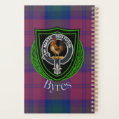 Byres Scottish Clan Tartan & Crest プランナー手帳 (裏面)