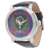 Byres Scottish Clan Tartan & Crest 腕時計 (アングル)