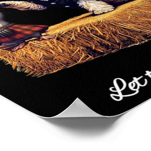 Byrn狩り恋人 – かわいいネズミとダンディディディディンモントドッグ ポスター (角)