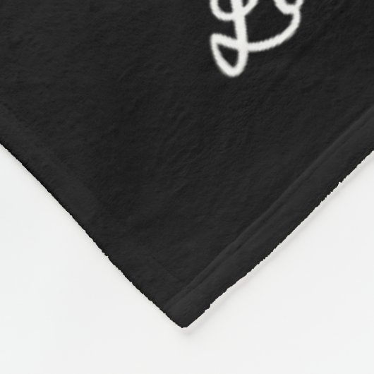 Byrn狩り恋人 – かわいい戦士ラットとブラックプードル フリースブランケット (角)