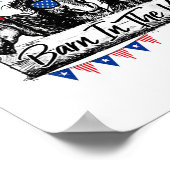 Byrn In The Usa Horses 7月おもしろい4日 ポスター (角)