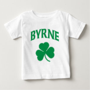 Byrneのアイルランド人のシャムロック ベビーTシャツ