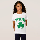 Byrneのアイルランド人のシャムロック Tシャツ (正面フル)