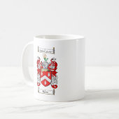 BYRNEの家紋- BYRNEの紋章付き外衣 コーヒーマグカップ (正面左)