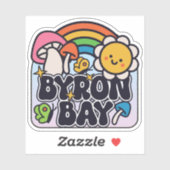 Byron Bay、NSWオーストラリア・ステッカー シール (シート)