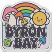 Byron Bay、NSWオーストラリア・ステッカー シール (正面)