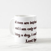 Byron Quote主 コーヒーマグカップ (正面左)