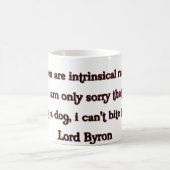 Byron Quote主 コーヒーマグカップ (中央)