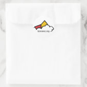 Byron Recロゴステッカー ラウンドシール (バッグ)