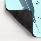 Byron Writing Quote Computer主の読書ギフト マウスパッド (コーナー)