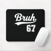Bysebyllスタイルの面白い67シックスセブンBruhのミーム マウスパッド (マウス)