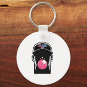 Bysebyllプレイヤーのバブルガム キーホルダー (正面)