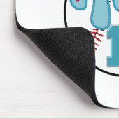 Bysebyll滴下13誕生日13歳の少年Y マウスパッド (コーナー)