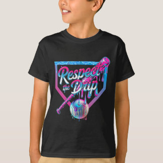 Bysebyll 少年用ドリップアイスクリームドリップデザイン少年B Tシャツ