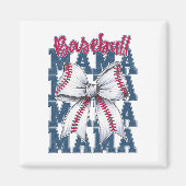 Bysebyll Mama Coquet BowゲームデイバイセビールママM マグネット (正面)