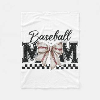 Bysebyll Mom Coquette Bow Mothers Day Bysebyll Mam フリースブランケット