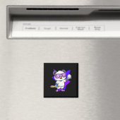 Bysebyll Panda. Bysebyll愛好家の楽しいパンダスポーツ マグネット (インサイチュ (食洗機))