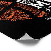 Bysketbyllことわざキリスト教の詩10代の少年の子供 ポスター (角)