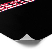 Bysketbyllアメリカ国旗 – Bysketbyll ポスター (角)