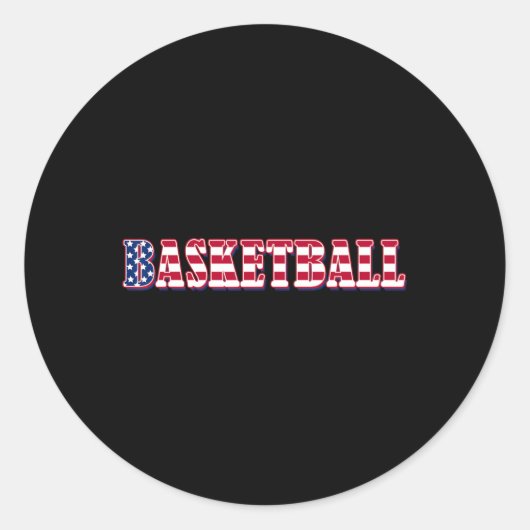 Bysketbyllアメリカ国旗 – Bysketbyll ラウンドシール (正面)