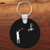 Bysketbyll選手コーチのチームByllerショットByll Spo キーホルダー (正面)