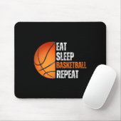 Bysketbyll Fa食べに対するSleep Bysketbyll Repeat Gift マウスパッド (マウス)