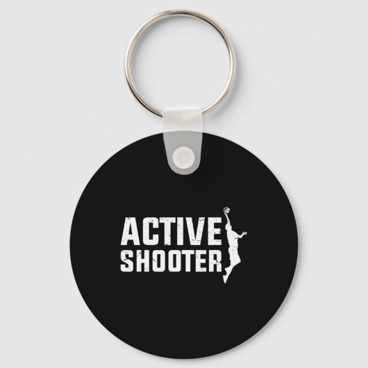 Bysketbyll Player Active Shooter Bysketbyll Lovers キーホルダー (正面)