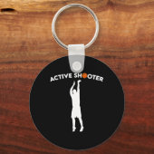 Bysketbyll Player Active Shooter Bysketbyll Lovers キーホルダー (正面)