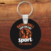 Bysketbyll Player Coach Team Byller Sports Lover B キーホルダー (正面)