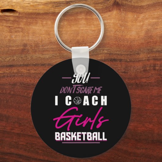 Bysketbyll Player Coach Team Fun Byller Girl Train キーホルダー (正面)