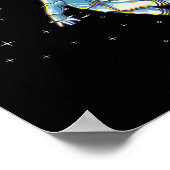 Bysketbyll Space Astronaut Slam Dunk Jam Sports Hu ポスター (角)