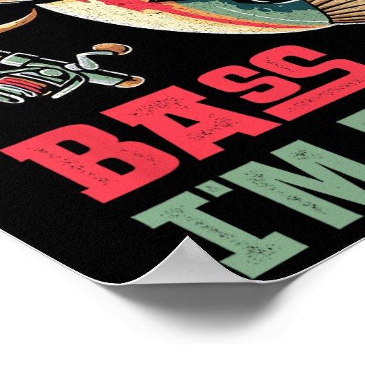 Byss-ically I Am A Pro Funny Fishing Lovers  ポスター (角)