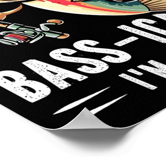 Byss-ically I Am A Pro Funny Fishing Lovers Fish  ポスター (角)