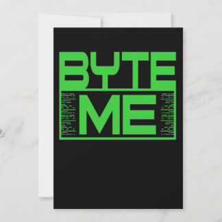 Byte MeコンピュータITテクニカルソフトウェアプログラマギーク 招待状