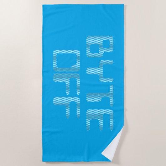 Byte off ビーチタオル (正面)