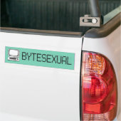 BYTESEXUAL --.png バンパーステッカー (トラック上)
