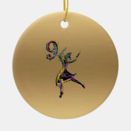 bywhacky第9及び第10日のクリスマス セラミックオーナメント